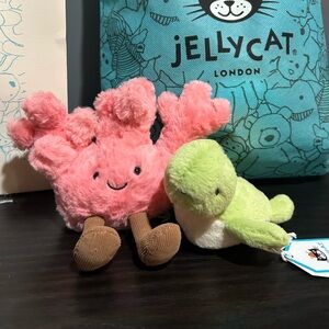 Jellycat - Coral & Sea Turtle Bundle
